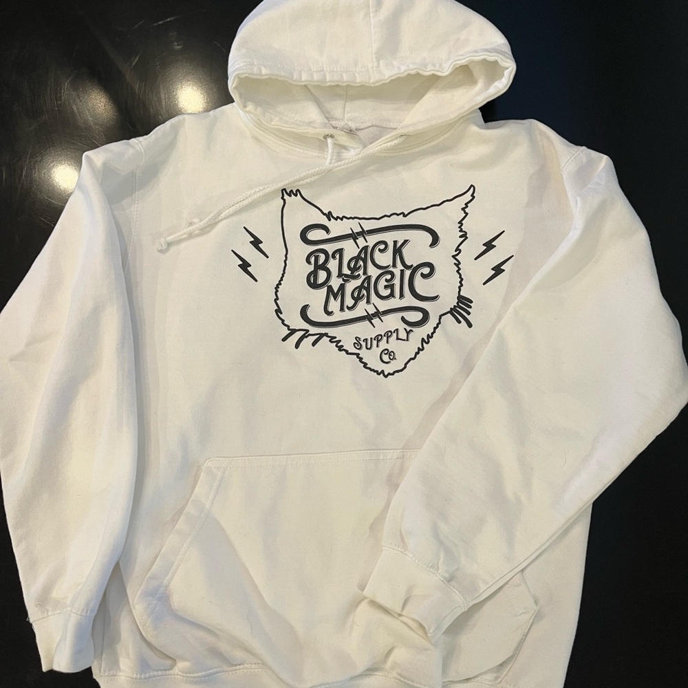 White Black Magic Supply Hoodie